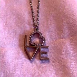 “Love” necklace